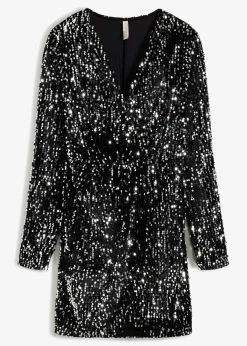 Robe à sequins en velours doux