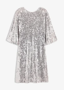 Robe à sequins et détail nœud