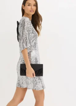 Robe à sequins et détail nœud