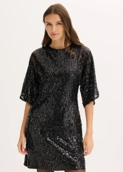 Robe à sequins et détail nœud