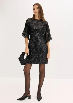 Robe à sequins et détail nœud
