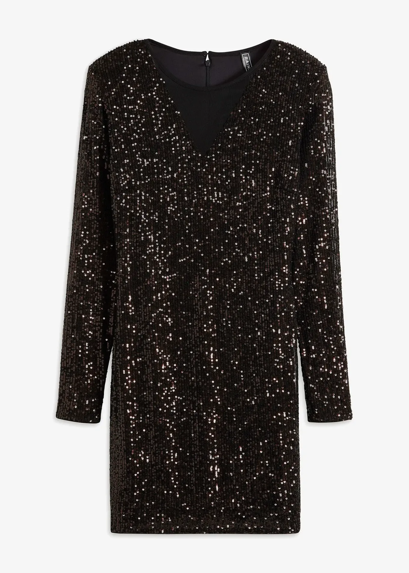 Robe à sequins et épaulettes