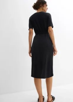 Robe ajustée en jersey de viscose mélangée