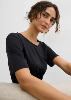 Robe ajustée en jersey de viscose mélangée