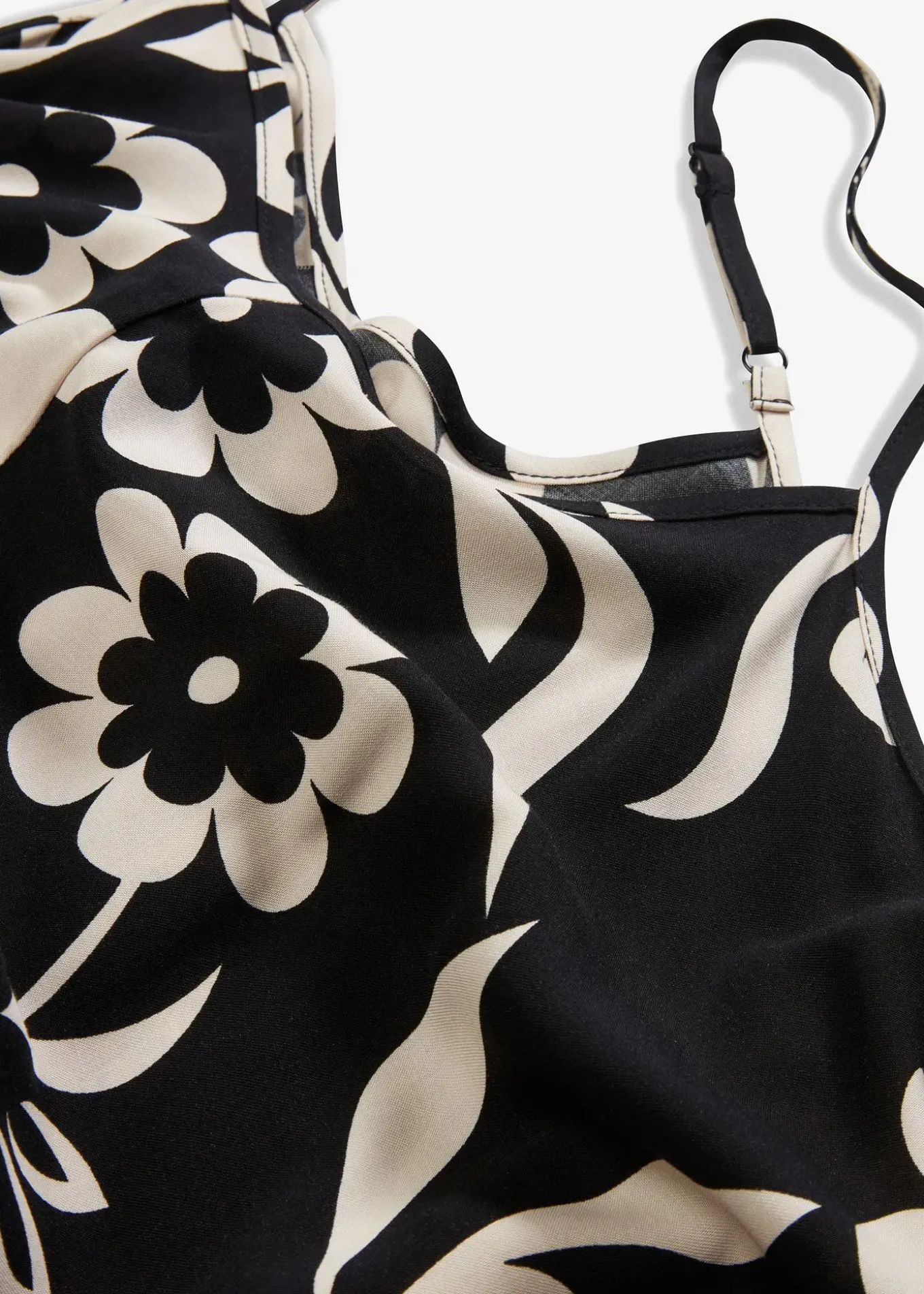 Robe ample à bretelles en viscose fluide