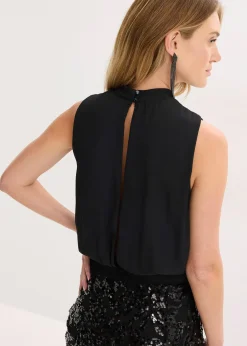 Robe avec jupe à sequins