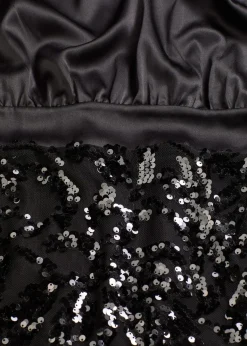 Robe avec jupe à sequins