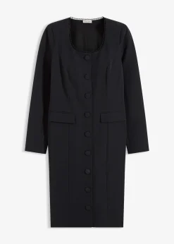 Robe blazer avec bordure en dentelle