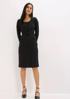 Robe blazer avec bordure en dentelle