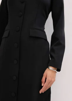 Robe blazer avec bordure en dentelle