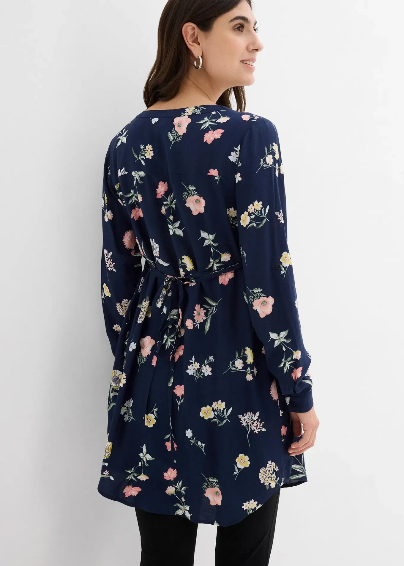 Robe blouse 2en1 de grossesse et d'allaitement en viscose