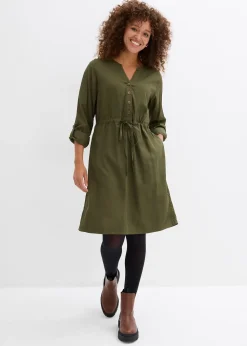 Robe blouse en viscose fluide