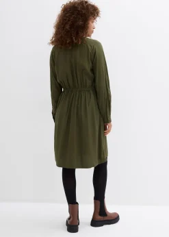 Robe blouse en viscose fluide