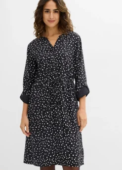 Robe blouse en viscose fluide