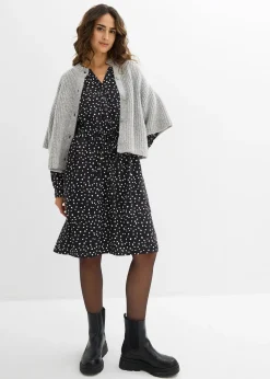Robe blouse en viscose fluide