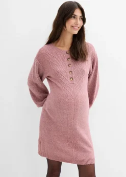 Robe boutonnée de grossesse et d’allaitement