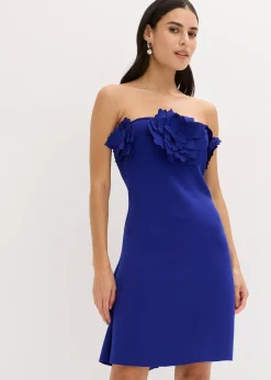 Robe bustier en matière néoprène