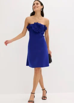 Robe bustier en matière néoprène