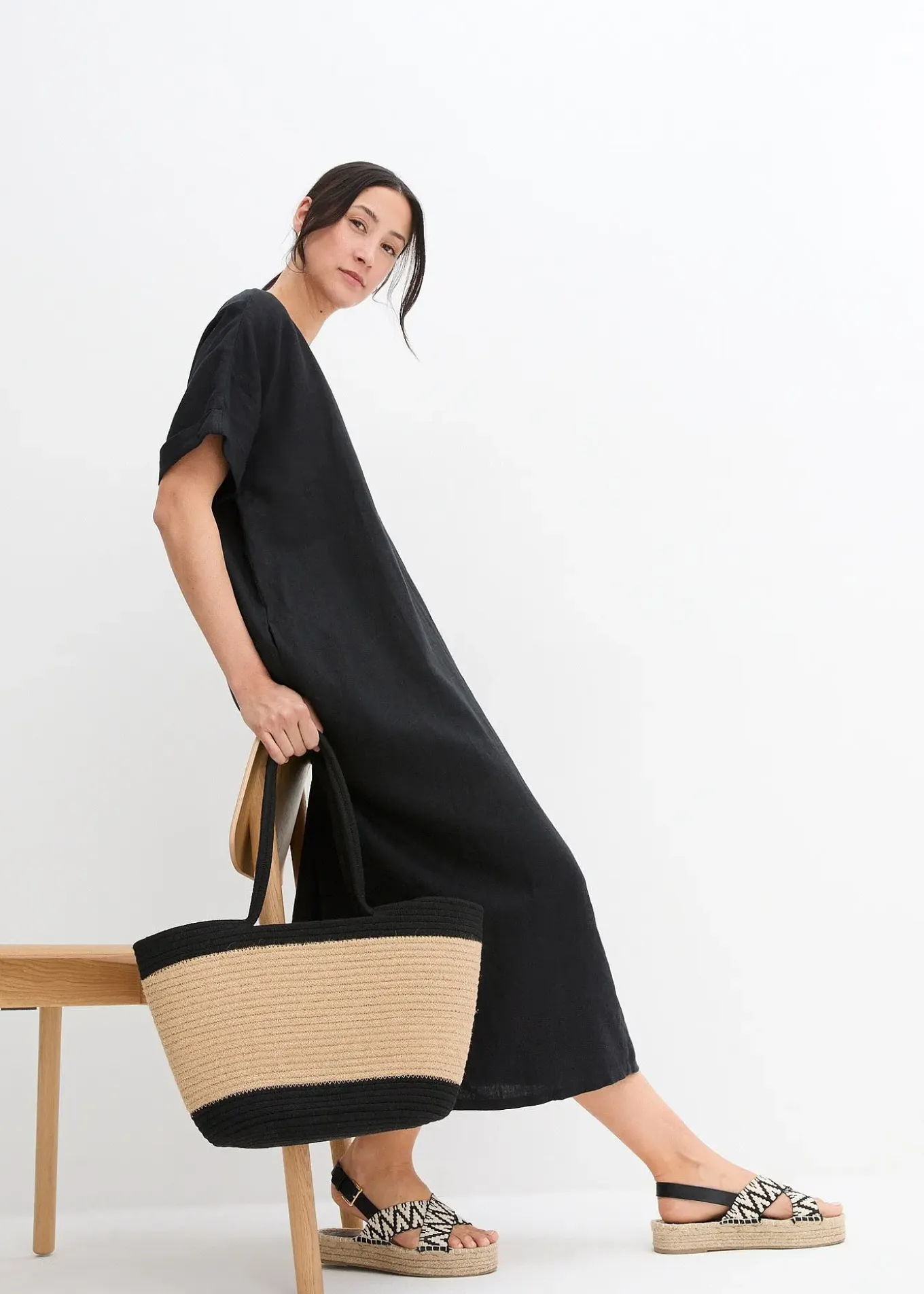 Robe caftan 100 % lin