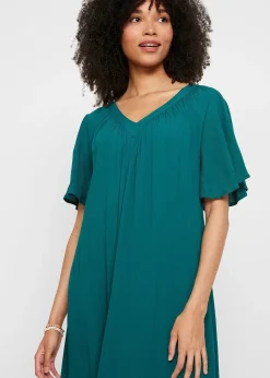 Robe caftan en crêpe
