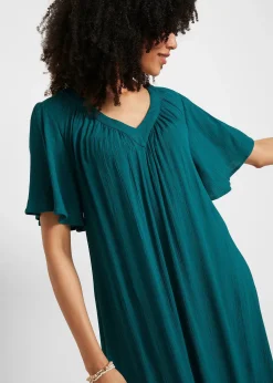 Robe caftan en crêpe