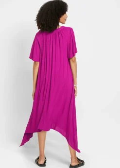 Robe caftan en crêpe