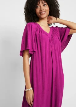 Robe caftan en crêpe