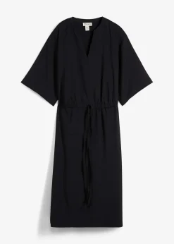 Robe caftan en fine viscose