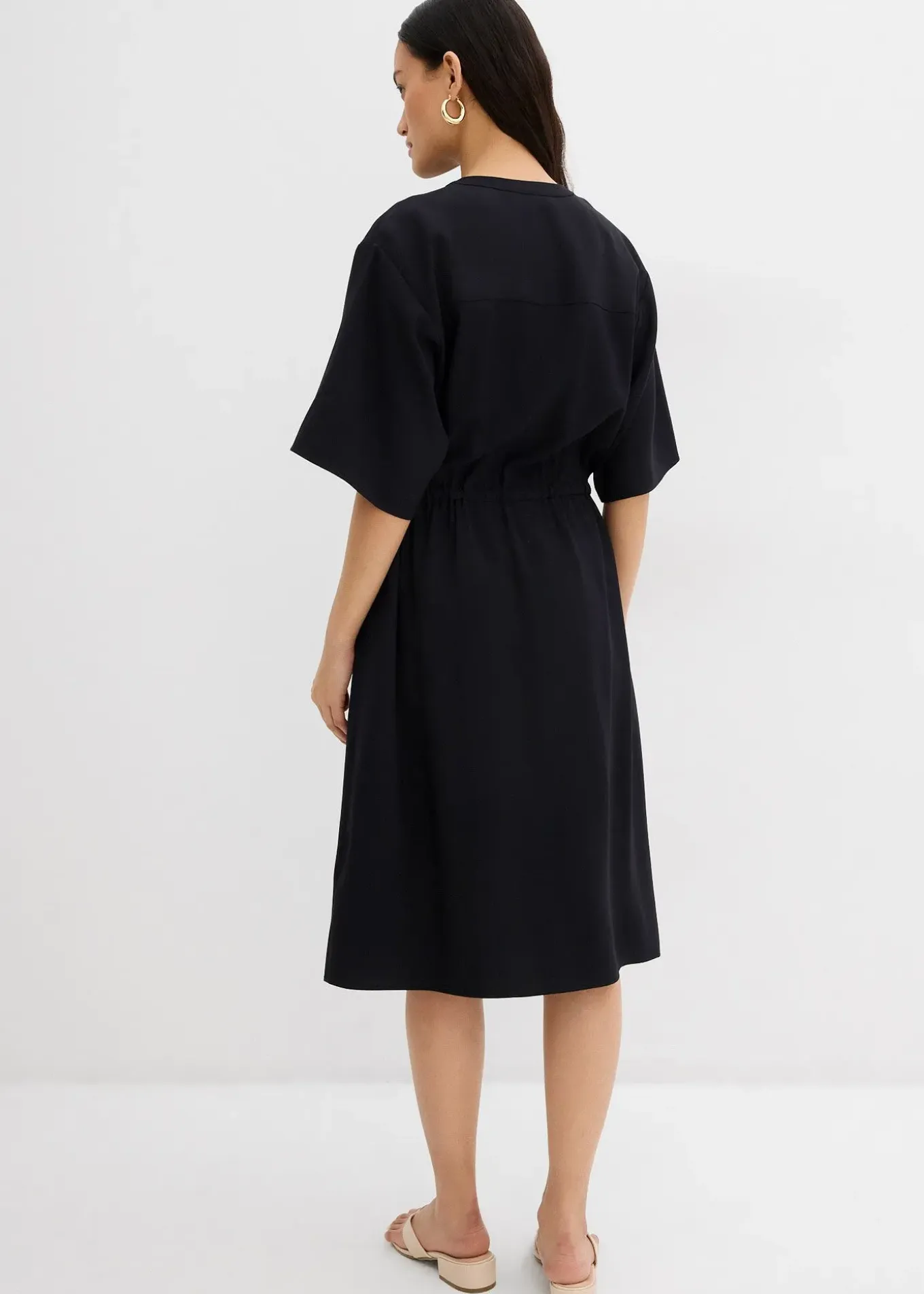 Robe caftan en fine viscose