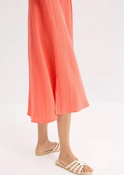 Robe caftan en gaze de coton douce