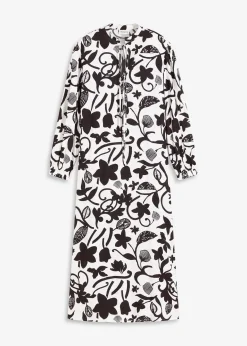 Robe caftan en viscose fluide