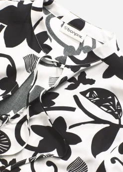 Robe caftan en viscose fluide