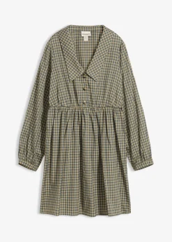 Robe chemise à carreaux