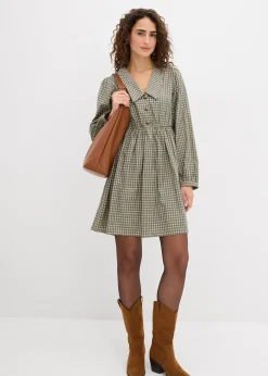 Robe chemise à carreaux