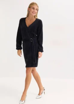 Robe cintrée en maille avec accessoire