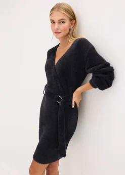 Robe cintrée en maille avec accessoire