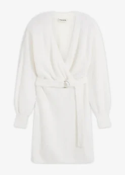 Robe cintrée en maille avec accessoire