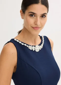 Robe cocktail avec strass