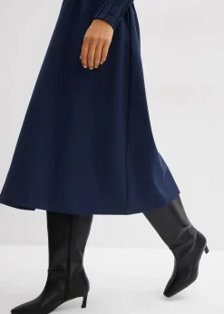 Robe confortable avec plis décoratifs