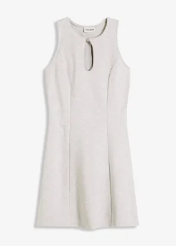 Robe courte à boutons décoratifs