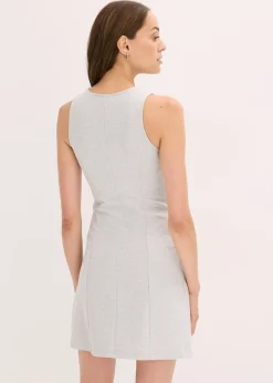 Robe courte à boutons décoratifs