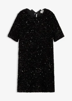 Robe courte à sequins