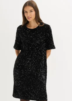 Robe courte à sequins