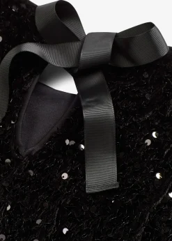 Robe courte à sequins