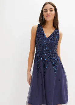 Robe courte à sequins