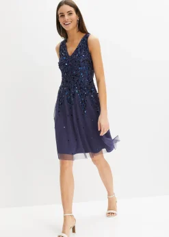 Robe courte à sequins