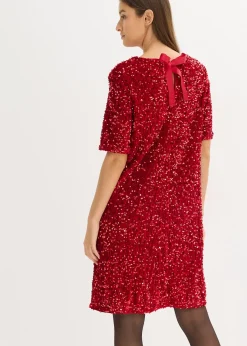 Robe courte à sequins