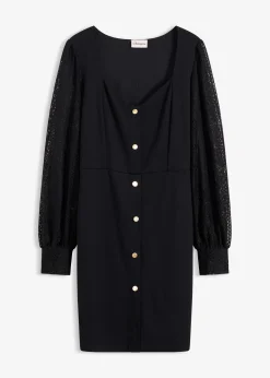 Robe courte avec décolleté plongeant