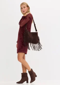 Robe courte avec manches en mesh