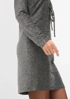 Robe courte brillante avec nœuds